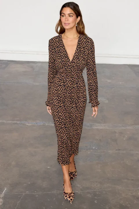 Never Fully Dressed Leopard Celeste Dress