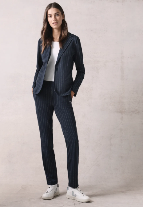 Cecil Navy Pinstripe Blazer