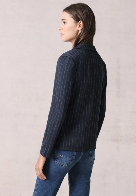 Cecil Navy Pinstripe Blazer