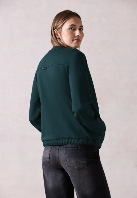 Cecil Green Zip Up Sweatshirt