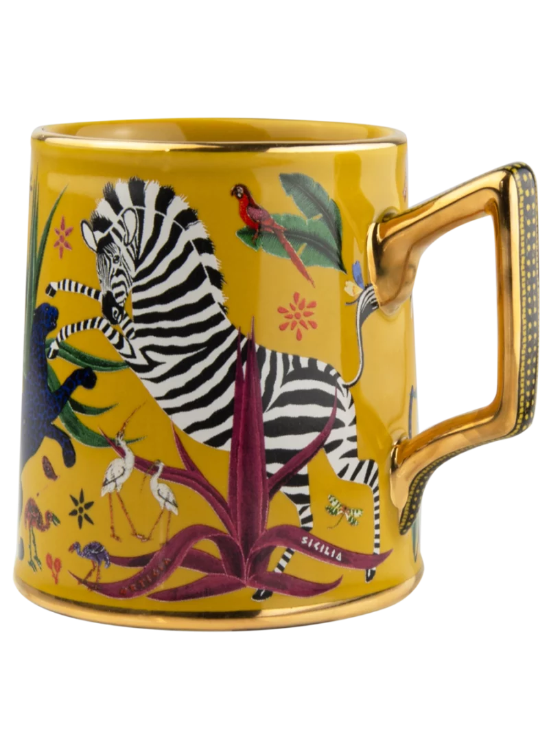 Ortigia Tazza Jungle Ceramic Yellow - Image 2