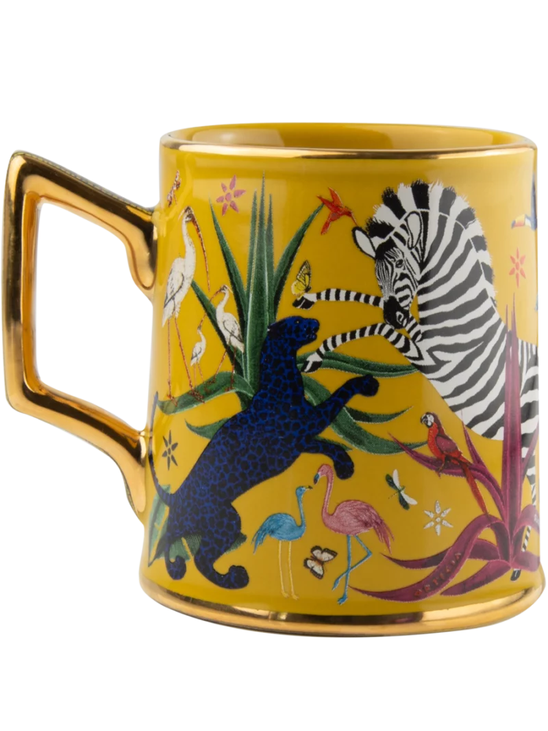 Ortigia Tazza Jungle Ceramic Yellow - Image 4