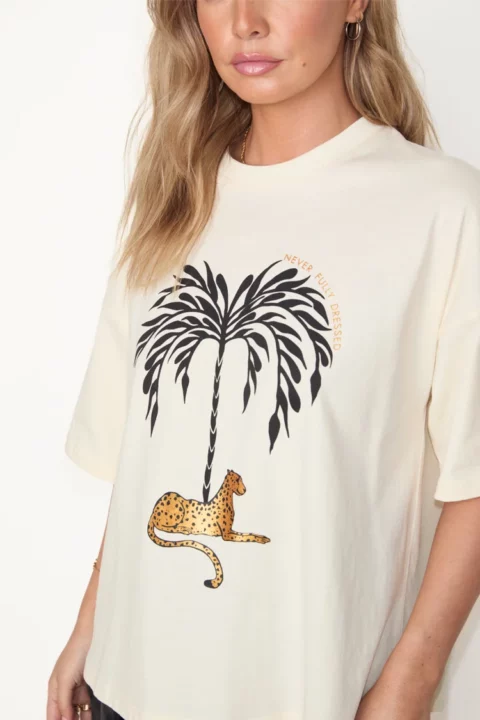 Never Fully Dressed Cream Desert Paradise T-Shirt