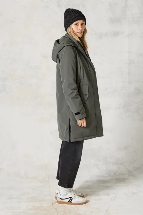 Cecil Khaki Parka Coat