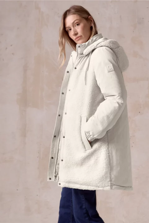 Cecil Vanilla White Teddy Coat