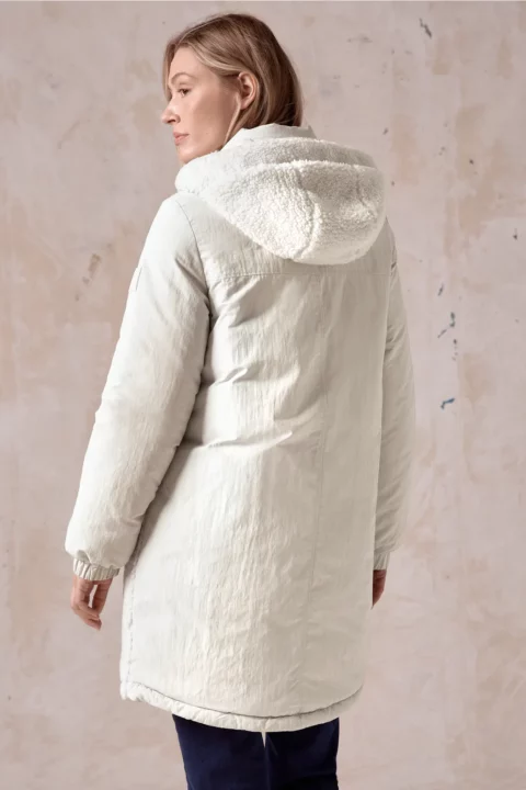 Cecil Vanilla White Teddy Coat