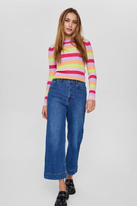 Nuparis Med Blue Cropped Jeans