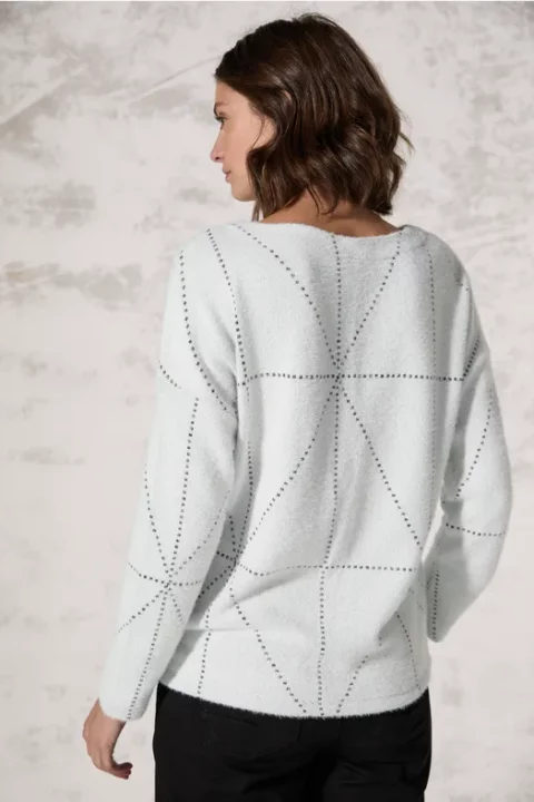 Cecil Featheryarn Jacquard Sweater