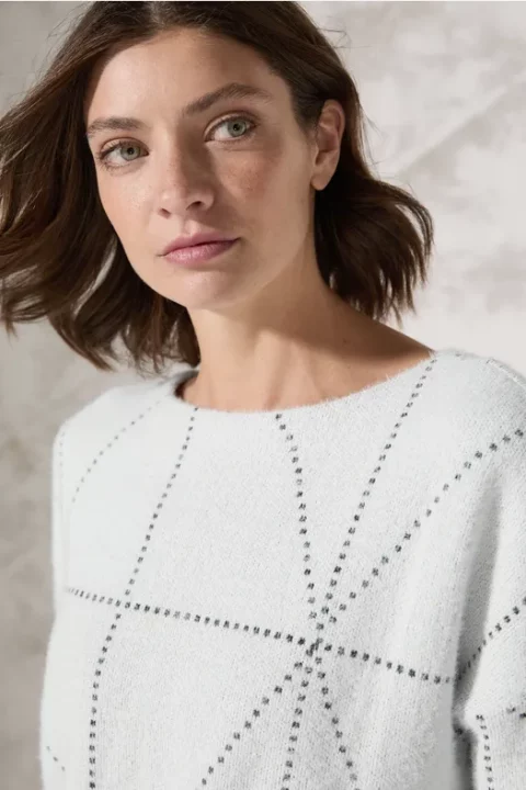 Cecil Featheryarn Jacquard Sweater