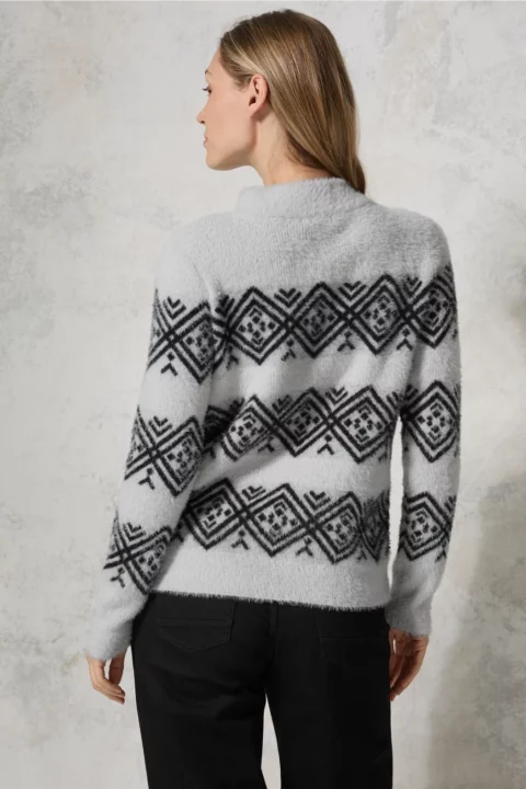 Cecil Feather Yarn Sweater