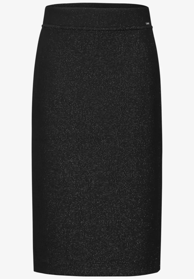 Cecil Midi Skirt Glitter Rib - Image 4