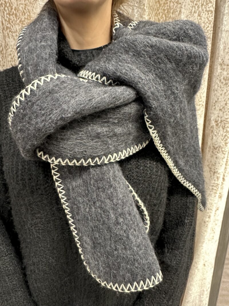 Numph Grey Scarf