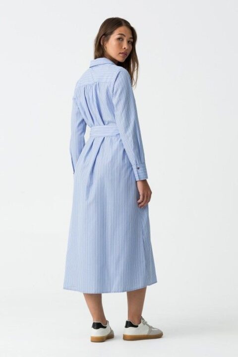 Dove Blue Stripe Dress