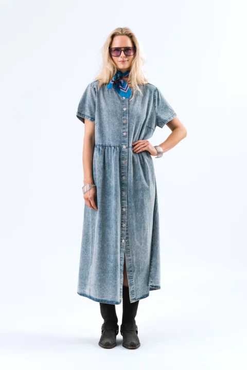 Denim Aliya Maxi Dress