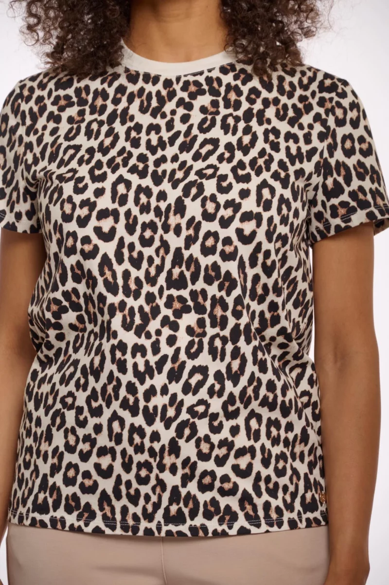 Boro Leopard Print T-Shirt - Image 4