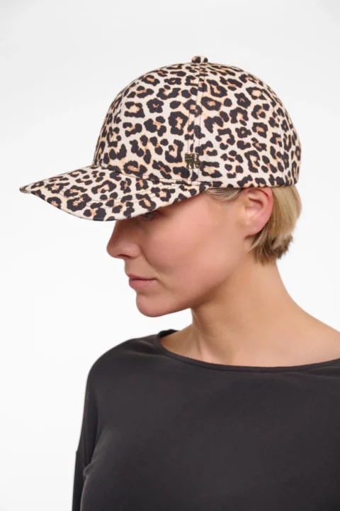 Joselien Leopard Print Cap