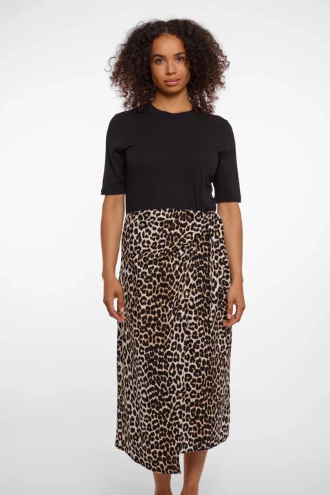 Mila Leopard Print Dress