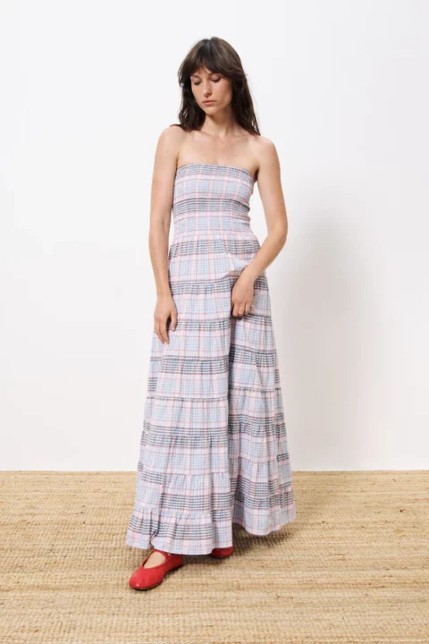 Dalel Check Dress