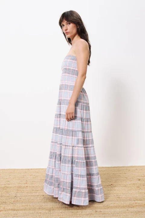 Dalel Check Dress