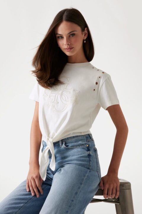 Polly Eyelet T-Shirt