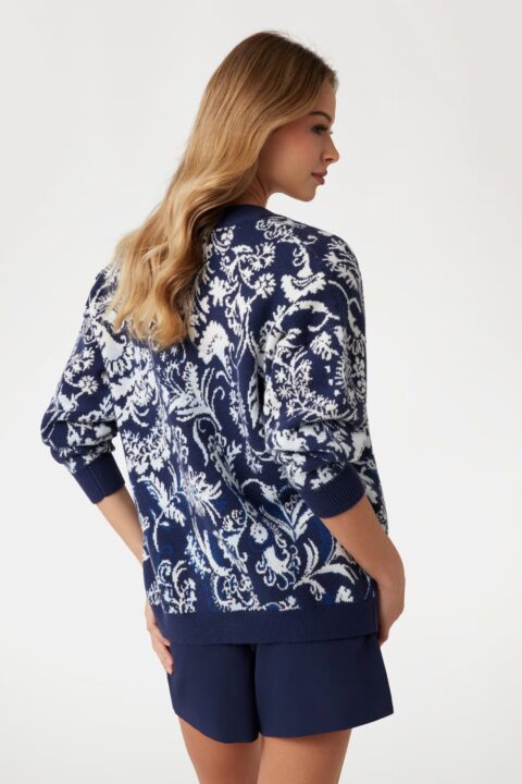 Melinda Jacquard Cardigan