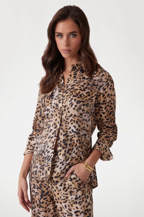 Enora Leopard Print Shirt